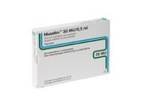 NIVESTIM 30 MU/0,5 ml SOLUCION INYECTABLE Y PARA PERFUSION