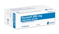 Caja de DURACEF 500 MG CÁPSULAS DURAS