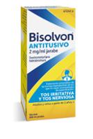 Caja de BISOLVON ANTITUSIVO 2 mg/ ml JARABE