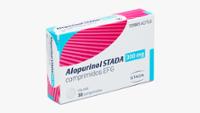 Caja de ALOPURINOL STADA 300 MG COMPRIMIDOS EFG