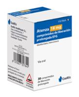 Caja de ATENZA 18 MG COMPRIMIDOS DE LIBERACION PROLONGADA EFG
