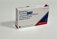 Caja de BISOPROLOL TECNIGEN 2,5 MG COMPRIMIDOS RECUBIERTOS CON PELICULA EFG