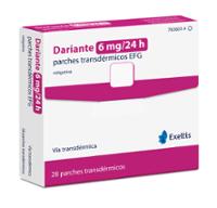 Caja de DARIANTE 6 MG/24 HORAS PARCHES TRANSDÉRMICOS EFG