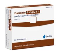 Caja de DARIANTE 8 MG/24 HORAS PARCHES TRANSDÉRMICOS EFG
