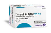 PAZOPANIB DR. REDDYS 400 MG COMPRIMIDOS RECUBIERTOS CON PELICULA EFG